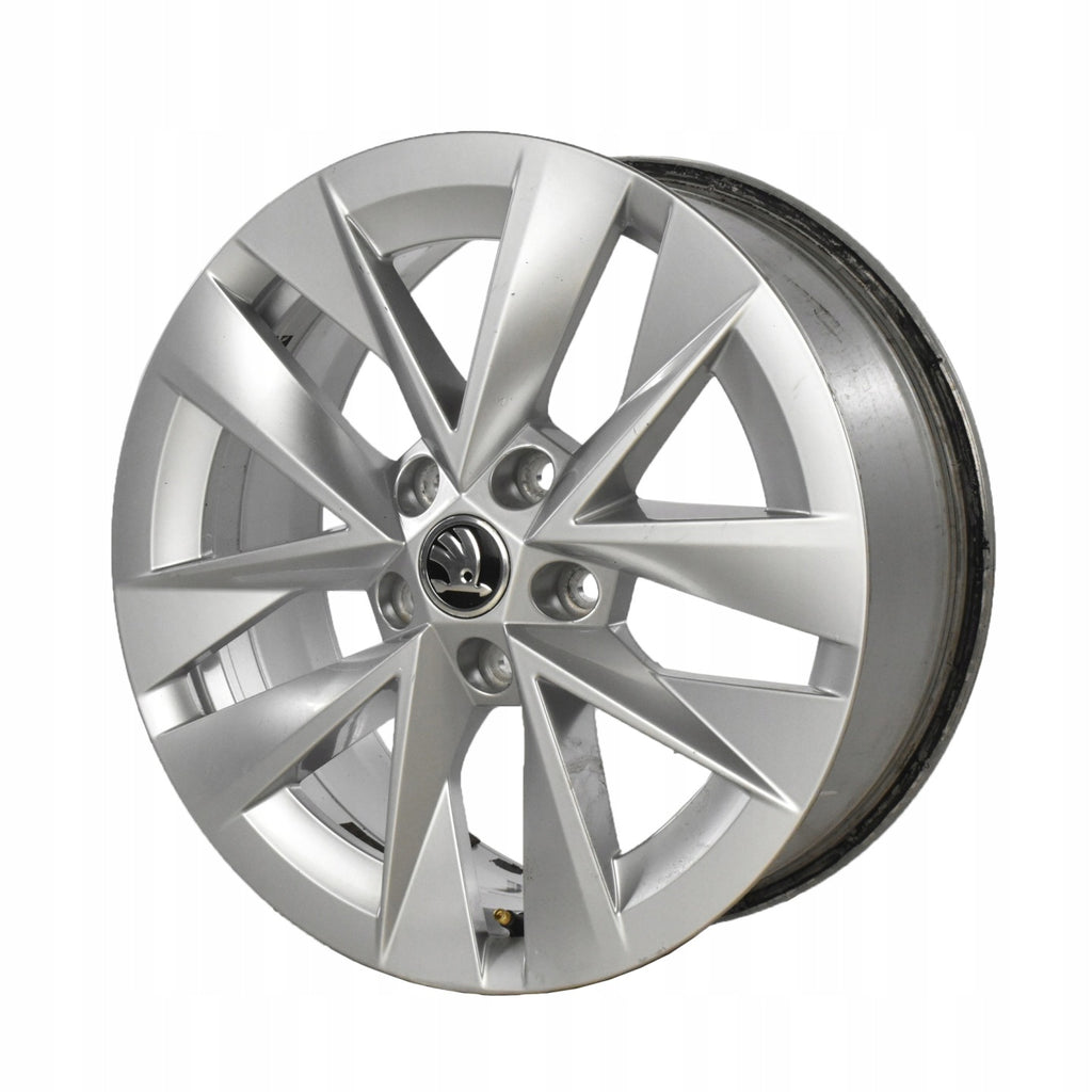 1x Alufelge 17 Zoll 7.0" 5x112 46ET Glanz Silber 5E3601025E Skoda Octavia Iv FEL2408488437uo