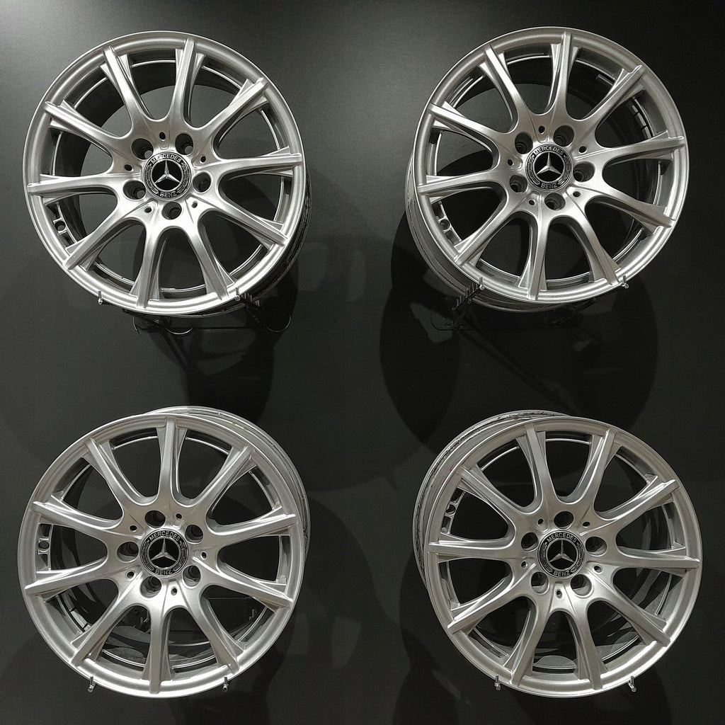 4x Alufelge 16 Zoll 6.5" 5x112 38ET A2054012400 Mercedes-Benz W205 Rim Wheel