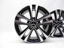 Load image into Gallery viewer, 4x Alufelge 18 Zoll 7.5&quot; 5x112 49ET Glanz Schwarz A1774012700 Mercedes-Benz W177