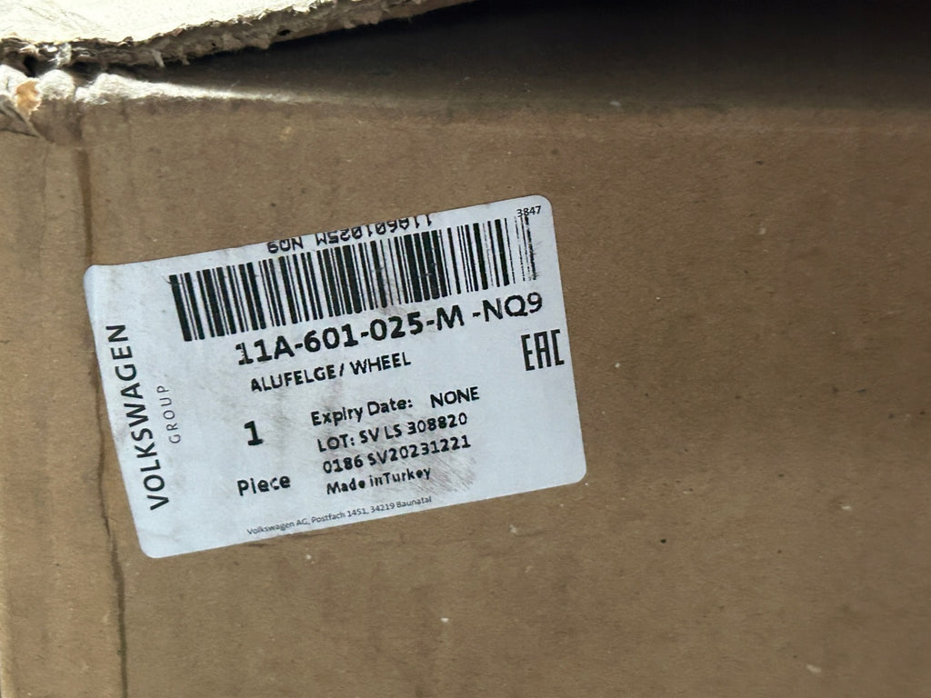 1x Alufelge 19 Zoll 8.0" 5x112 45ET Glanz Schwarz 11A601025M VW Id.4 Rim Wheel FEL5042880161rl