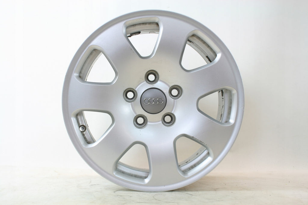 4x Alufelge 15 Zoll 7.0" 5x112 39ET Silber Audi Rim Wheel