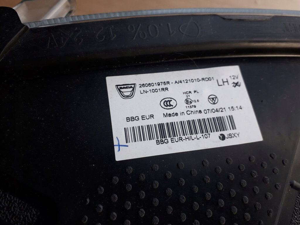 Frontscheinwerfer Dacia Spring 260601975 Links Scheinwerfer Headlight