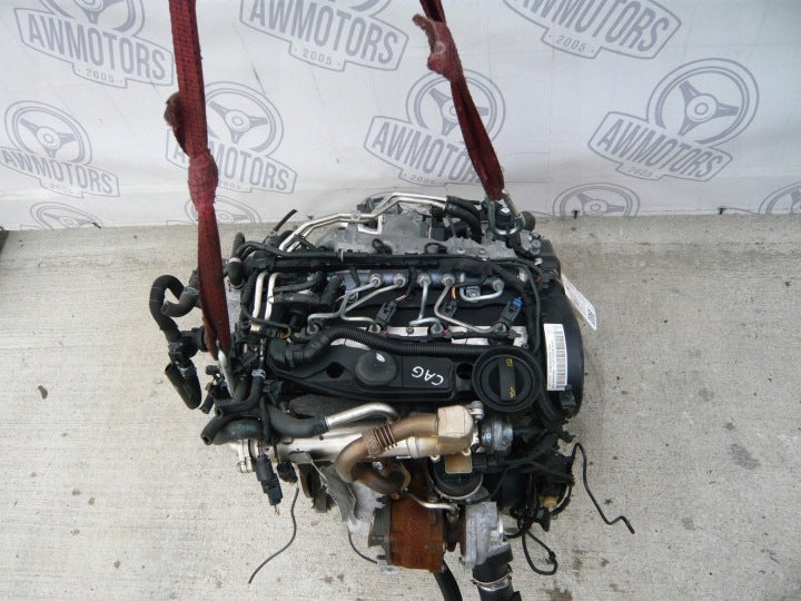 Motor Audi A4 B8 CAGA 2.0 TDI 143PS 105kW 2012 Diesel Engine Unkomplett MOT9302326194xo