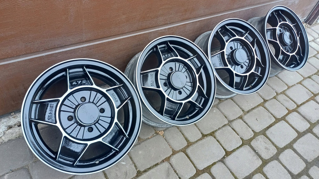 4x Alufelge 14 Zoll 5.5" 4x100 38ET Ford Fiesta Sierra Escort Classic Courier FEL3218996529de