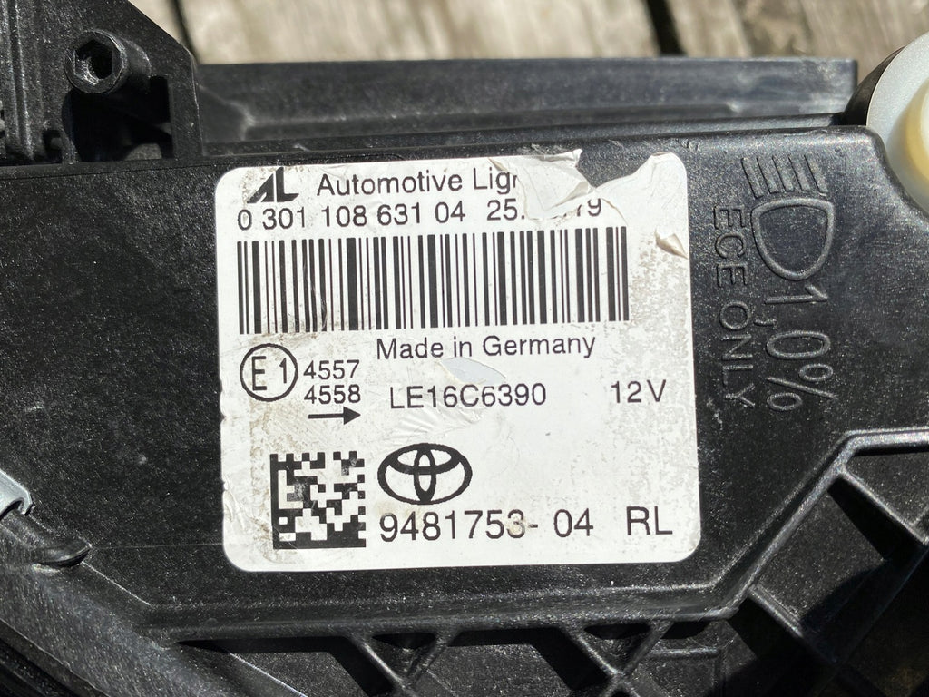 Frontscheinwerfer Toyota Supra 9481753-04 LE16C6390 Full LED Links Headlight SCH6744130733wg