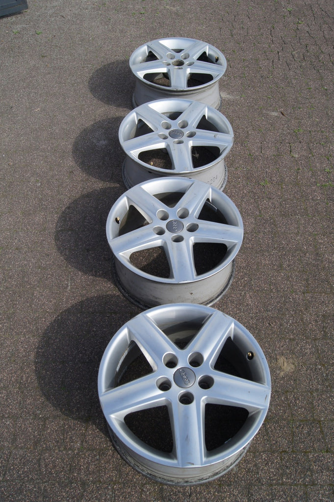 1x Alufelge 17 Zoll 7.5" 5x112 F0601025K Audi Rim Wheel