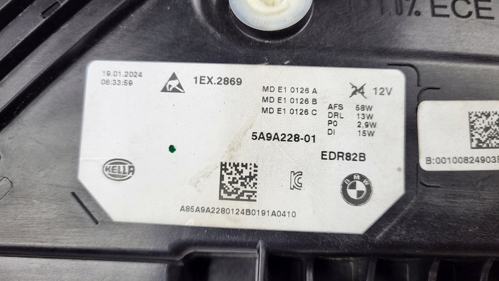 Frontscheinwerfer BMW X1 5A9A228-01-KUD LED Rechts Scheinwerfer Headlight SCH1420745333ha