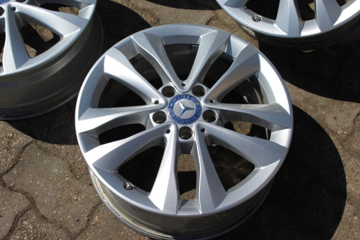 4x Alufelge 17 Zoll 7.0" 5x112 48 5ET A2054018000 Mercedes-Benz W205 Rim Wheel FEL5895329326mx
