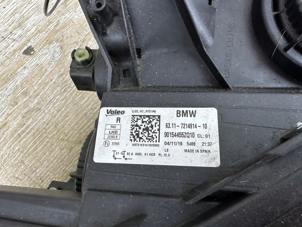 Frontscheinwerfer BMW 1 F40 7214913-13 7214914-13 Ein Satz Headlight SCH7293524200im