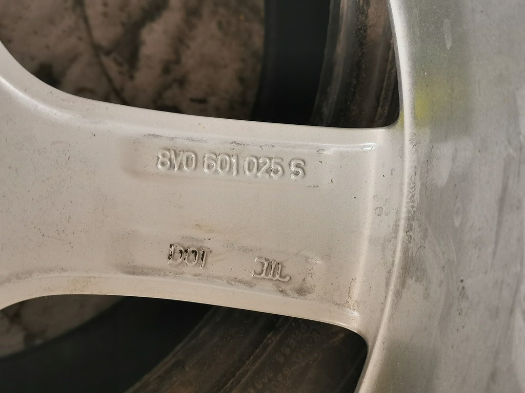 1x Alufelge 17 Zoll 7.5" 5x112 43ET Glanz Silber 8V0601025S Audi A4 A3 Rim Wheel FEL9688550362dg