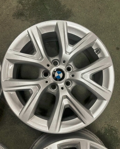 4x Alufelge 17 Zoll 6.5" 5x112 39ET Glanz Silber 6856076 Audi X1 F48 I Rim Wheel FEL8124276666tr