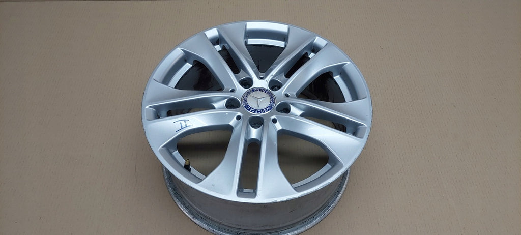 1x Alufelge 17 Zoll 7.5" 5x112 47ET Glanz Silber A2044017502 Mercedes-Benz W204