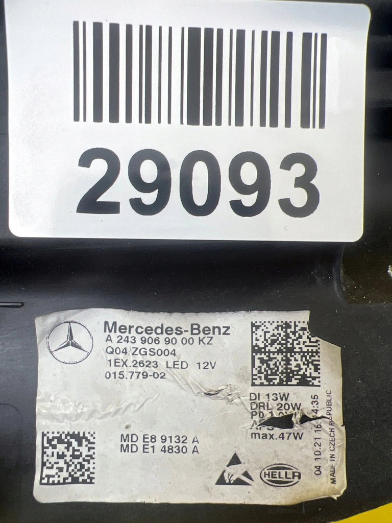 Frontscheinwerfer Mercedes-Benz Eqa Eqb A2439069000 LED Rechts Headlight SCH1602137704yx
