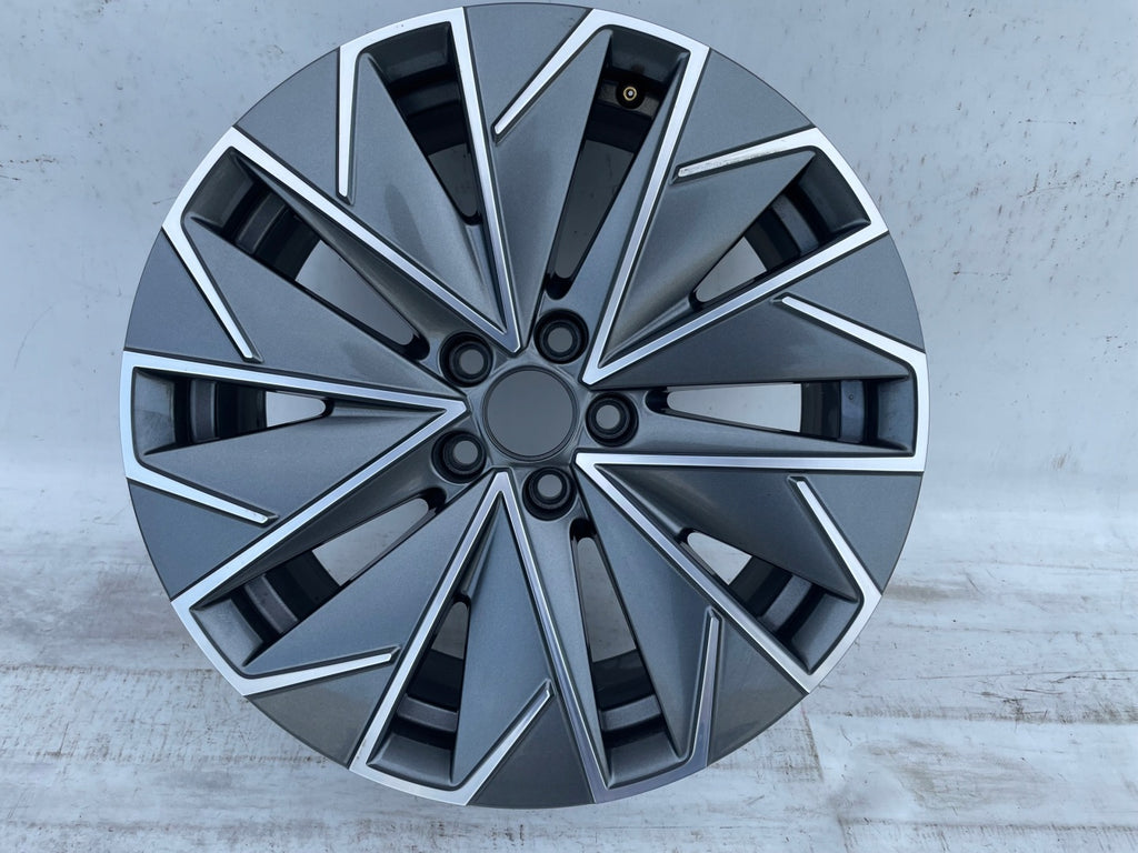 1x Alufelge 17 Zoll 6.5" 5x100 40ET Glanz Grau 658601025A Mg Kamiq Rim Wheel FEL5469921338dx