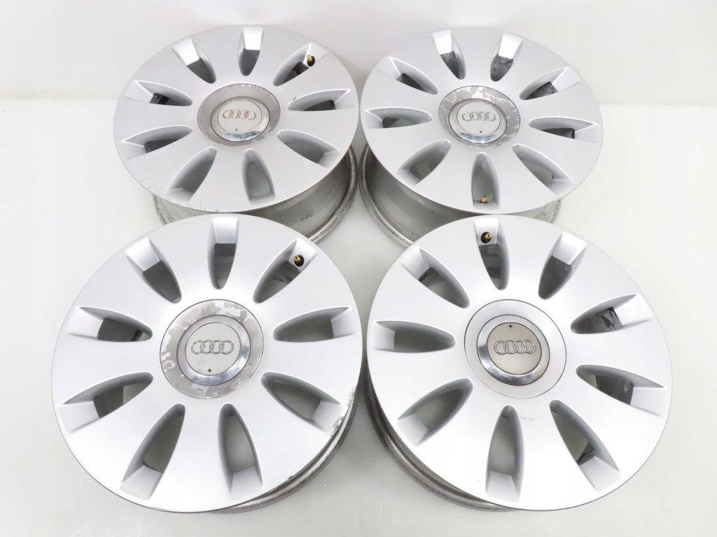 4x Alufelge 16 Zoll 7.0" 5x112 35ET Glanz Silber 4F0601025N Audi A6 A4 Rim Wheel FEL1230362651ww