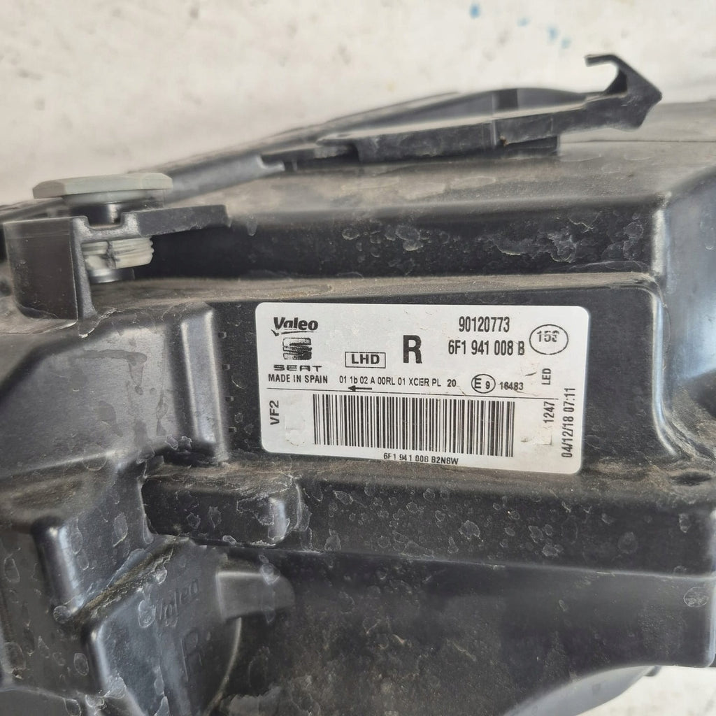 Frontscheinwerfer Seat Ibiza V 6F1941008B Full LED Rechts Scheinwerfer Headlight