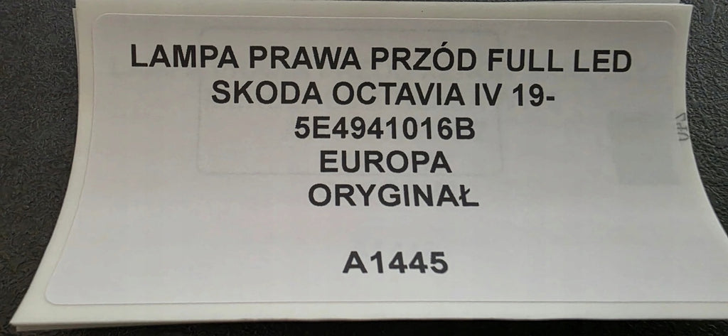 Frontscheinwerfer Skoda Octavia IV 5E4941016B Full LED Rechts Headlight SCH4956739757bm