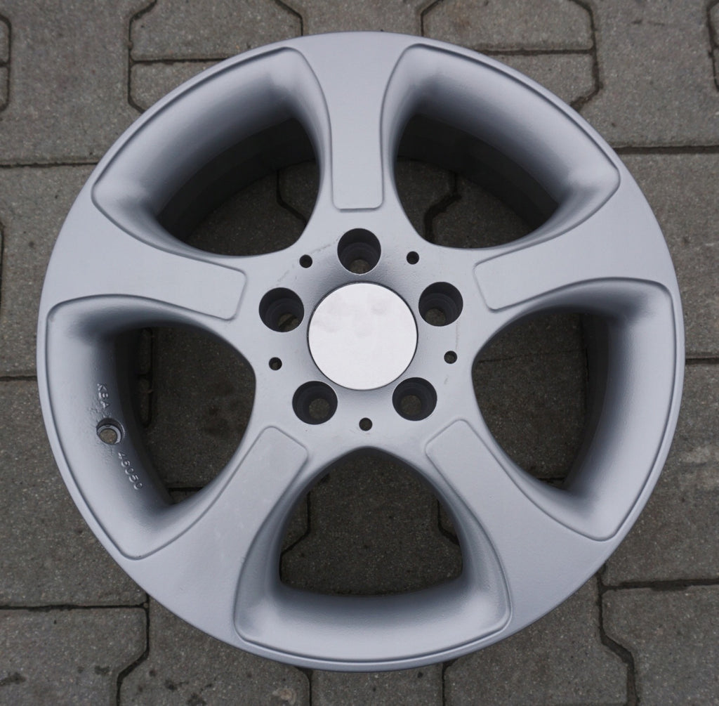 4x Alufelge 16 Zoll 6.0" 5x112 46ET Schwarz Audi Rim Wheel FEL8463641249fs