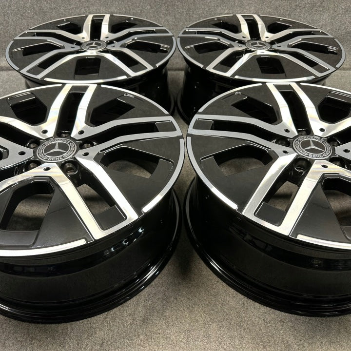 4x Alufelge 18 Zoll 7.5" 5x112 53ET Glanz Schwarz A2474012700 Mercedes-Benz Gla FEL2683057306tj