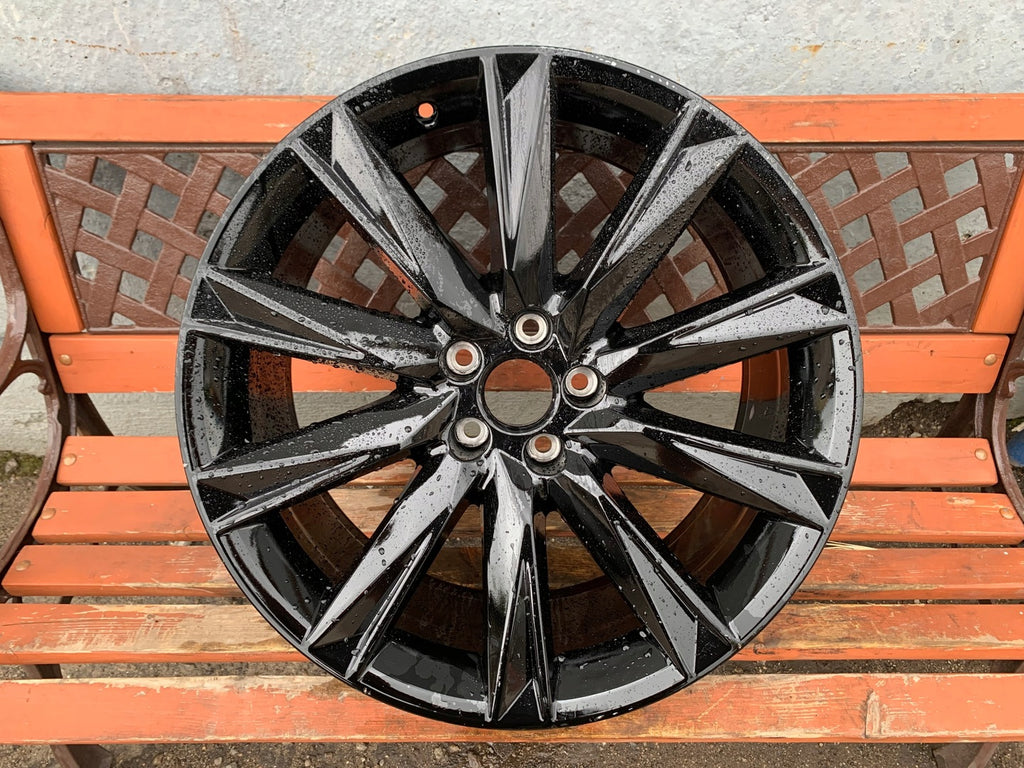 1x Alufelge 20 Zoll 9.0" 5x112 38ET Glanz Schwarz 4KE601025A Audi Etron