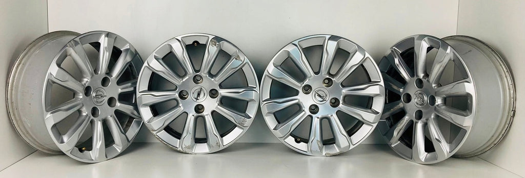 4x Alufelge 16 Zoll 6.5" 4x108 32ET Glanz Silber 9835097280 Opel Mokka Rim Wheel