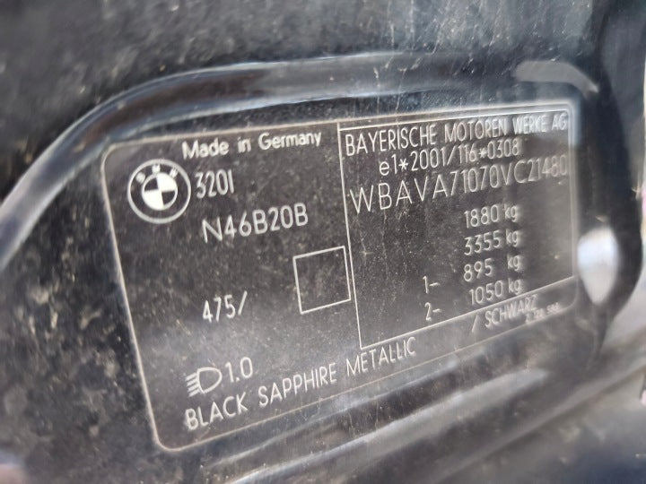 Motor BMW E91 E90 E87 N46B20B 2.0 150PS 146TKm Benzin Engine Komplett MOT1091001866hh