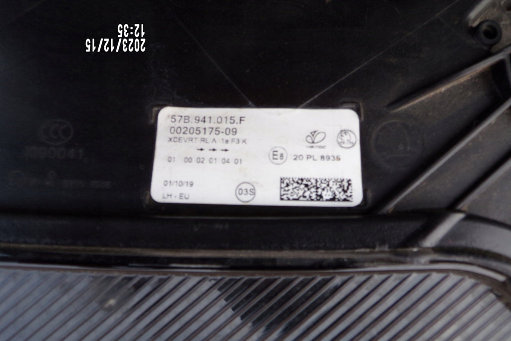 Frontscheinwerfer Skoda Karoq 57B941015F LED Links Scheinwerfer Headlight SCH6435470332qi