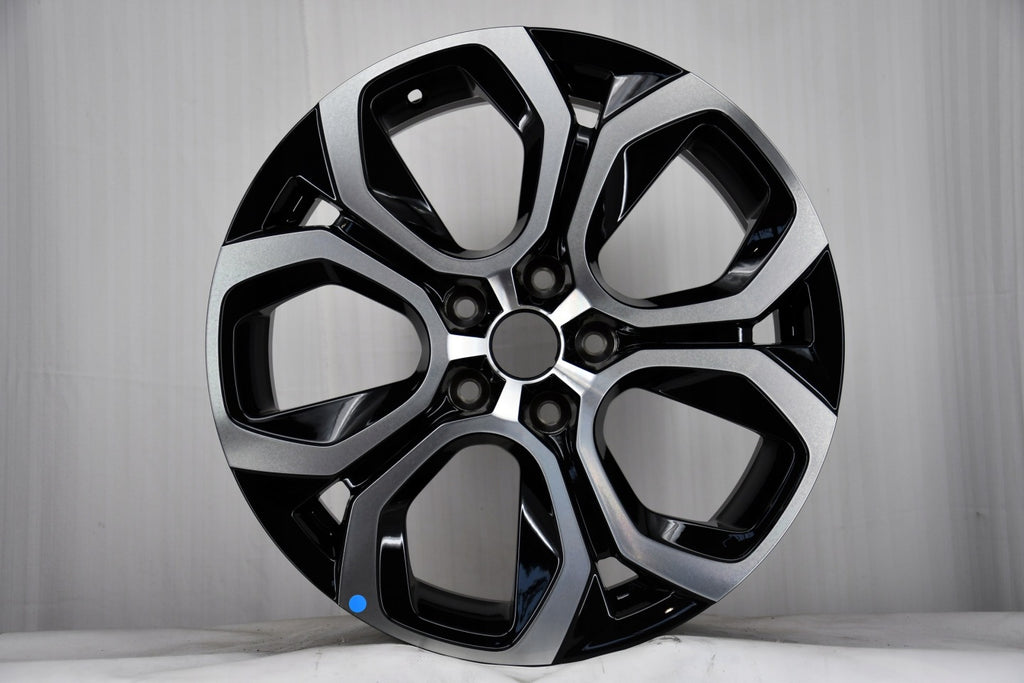1x Alufelge 18 Zoll 7.0" 5x114.3 35ET Glanz Schwarz 403000795R Renault Rim Wheel FEL4133689507lr