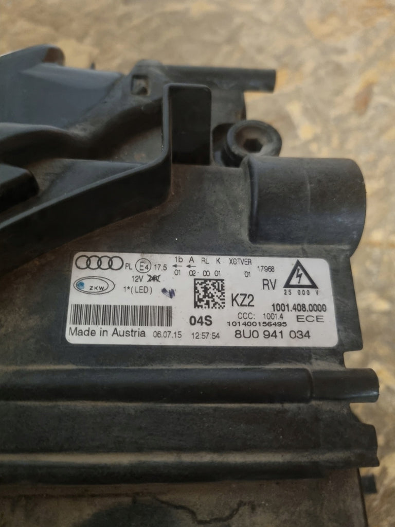 Frontscheinwerfer Audi Q5 8U0941034 LED Rechts Scheinwerfer Headlight