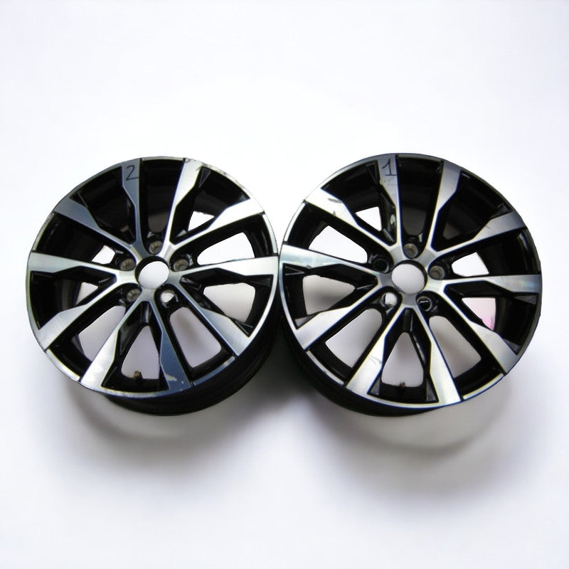 1x Alufelge 17 Zoll 7.0" 5x108 50ET Glanz Schwarz 31650337 Volvo V60 V40