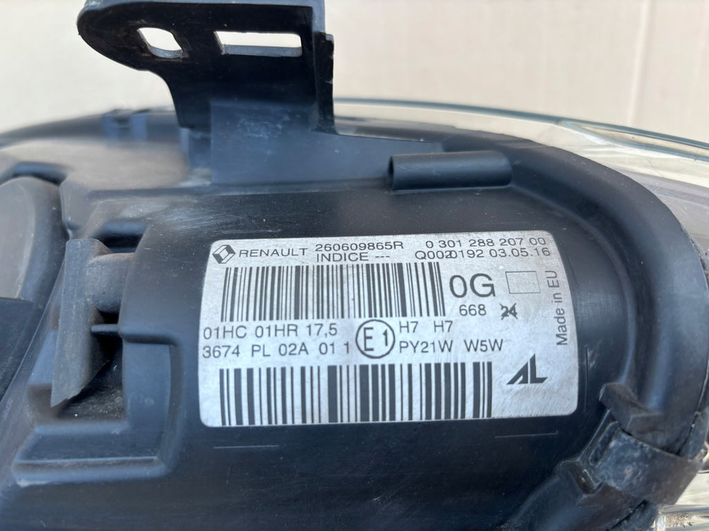 Frontscheinwerfer Renault Megane III 260609865R Links Scheinwerfer Headlight SCH3795048712hf