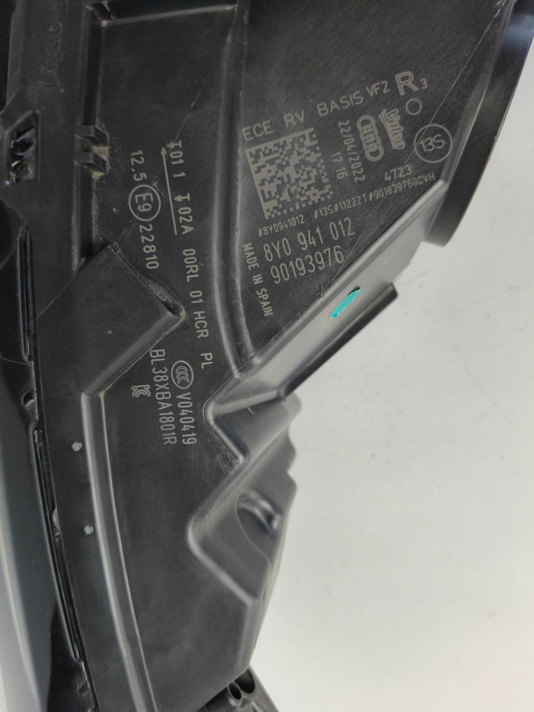 Frontscheinwerfer Audi A3 8Y0941012 Rechts Scheinwerfer Headlight SCH4146046940ht