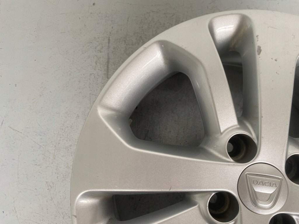 1x Alufelge 16 Zoll 6.0" 4x100 40ET Glanz Silber 403006627R Dacia Dokker FEL2064291641sb