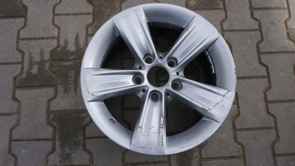 1x Alufelge 16 Zoll 7.5" 5x120 37ET Glanz Silber 6796237 BMW F30 1 F20 Rim Wheel FEL9794682704fc