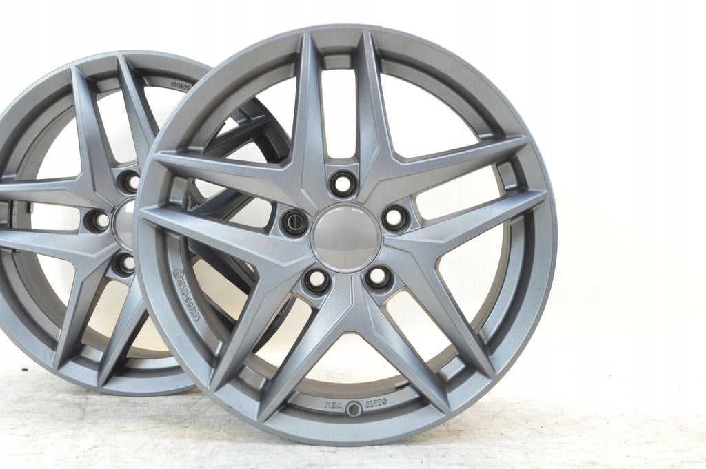 4x Alufelge 16 Zoll 6.5" 5x112 44ET Matt Grau 65644112566 Audi I Rim Wheel FEL5122308876dx