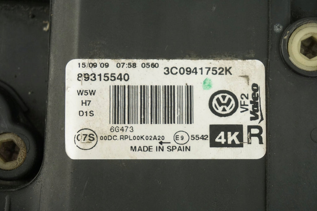 Frontscheinwerfer VW Passat 3C0941752K 89315540 Xenon Rechts Headlight SCH2777051591tu