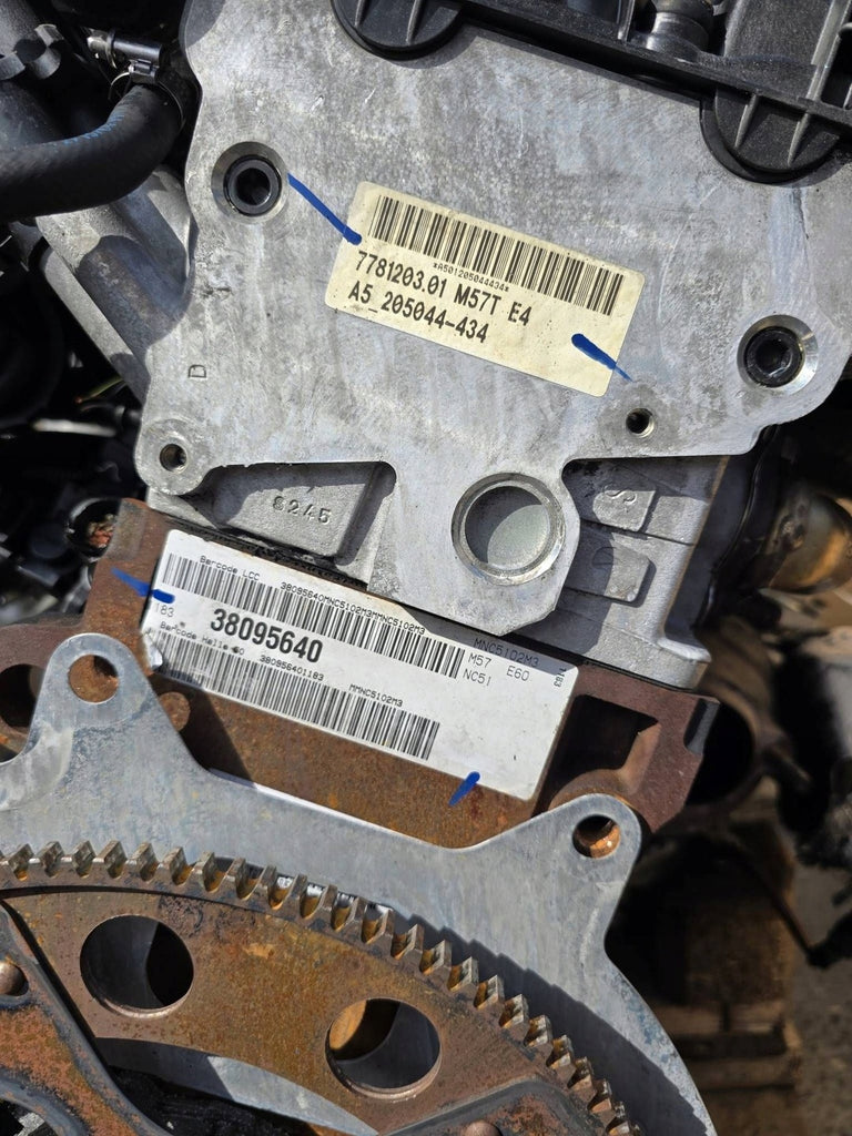 Motor BMW E60 E61 M57D30 3.0 149TKm 2004 Diesel Engine Komplett