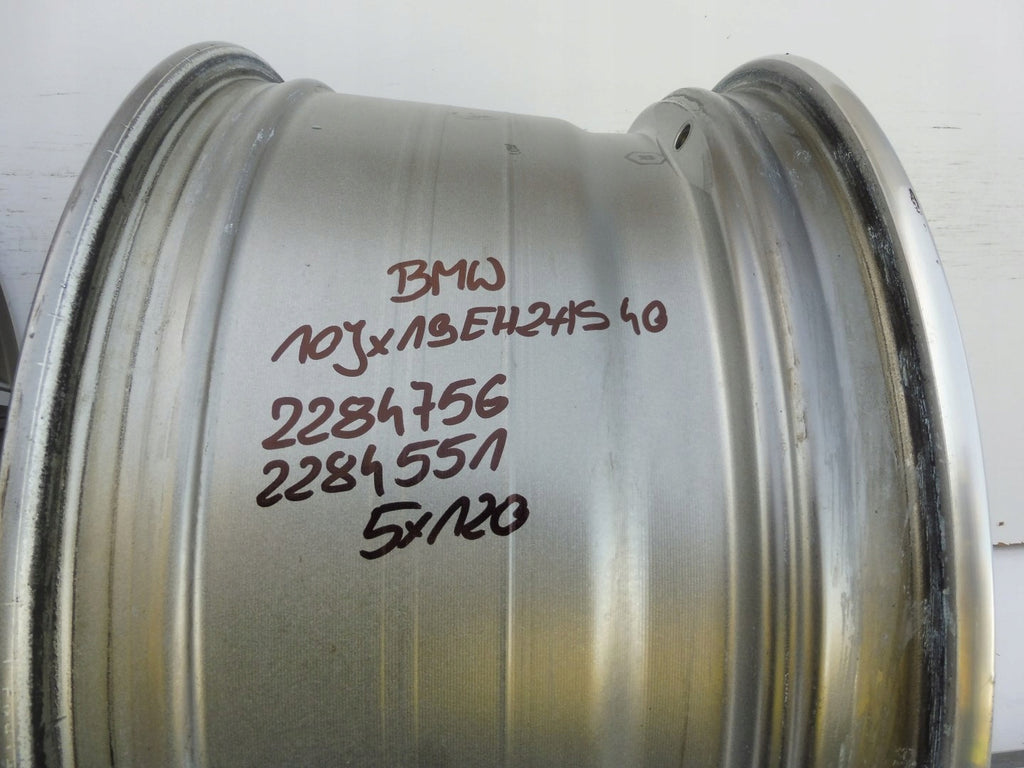 1x Alufelge 19 Zoll 10.0" 5x120 40ET Glanz Schwarz 2284756 BMW Rim Wheel FEL8492156802im