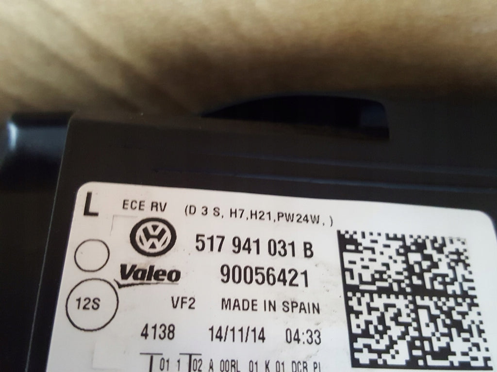 Frontscheinwerfer VW Sportsvan 517941031 Xenon Links Scheinwerfer Headlight SCH4076165895wm