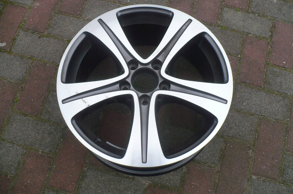 1x Alufelge 17 Zoll 7.5" 5x112 40ET Glanz Grau A2134011200 Mercedes-Benz W213