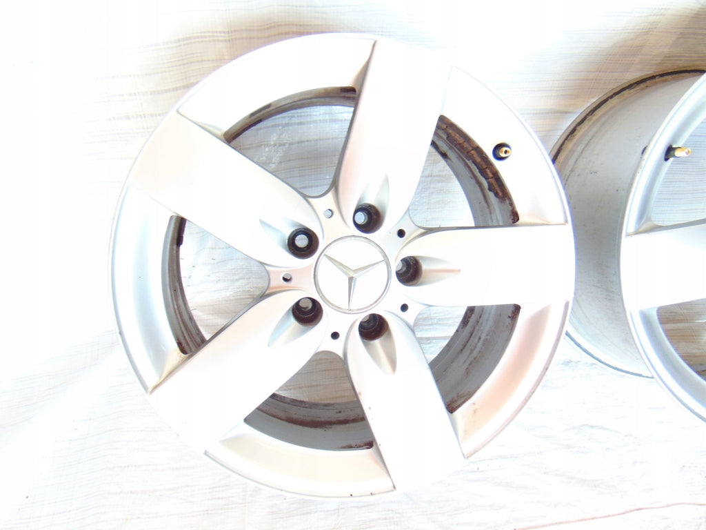 1x Alufelge 16 Zoll 7.0" 5x112 34ET 1714010102 Mercedes-Benz Slk R171 Rim Wheel FEL3458111397lk