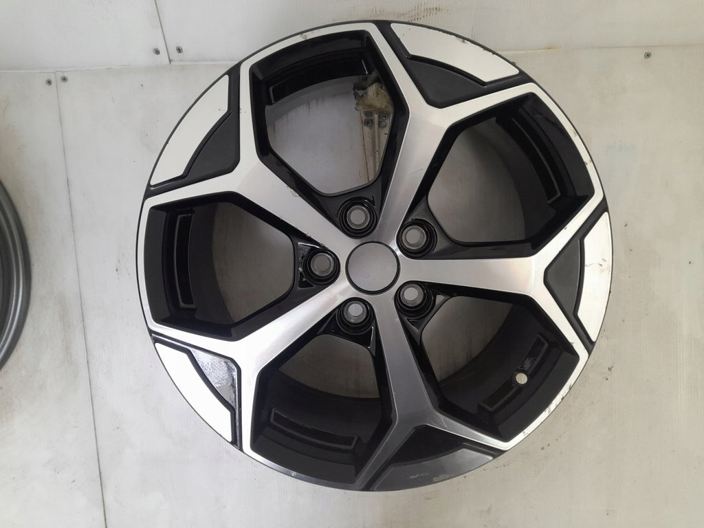 1x Alufelge 17 Zoll 7.0" 5x108 47 5ET Glanz Schwarz R1TC-1007-A1A Ford I FEL1851891534in