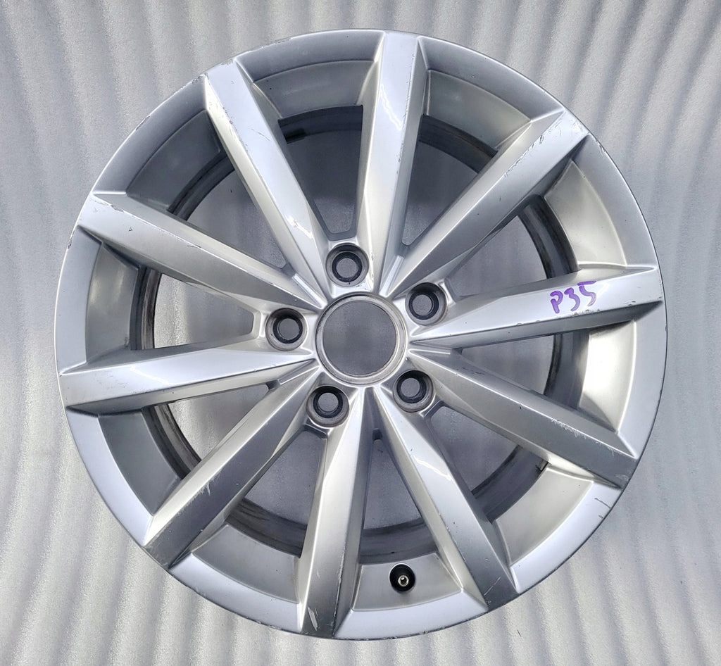 1x Alufelge 16 Zoll 6.5" 5x112 46ET Glanz Silber 5G0601025BQ VW Golf Vii FEL7773538208ua