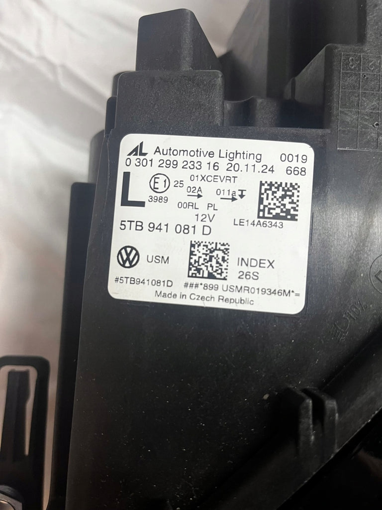 Frontscheinwerfer VW Touran 5TB941081D LED Links Scheinwerfer Headlight