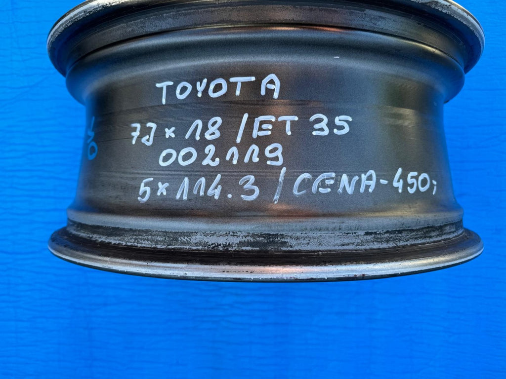 1x Alufelge 18 Zoll 7.0" 5x114.3 35ET Toyota Rim Wheel FEL1585872629wo
