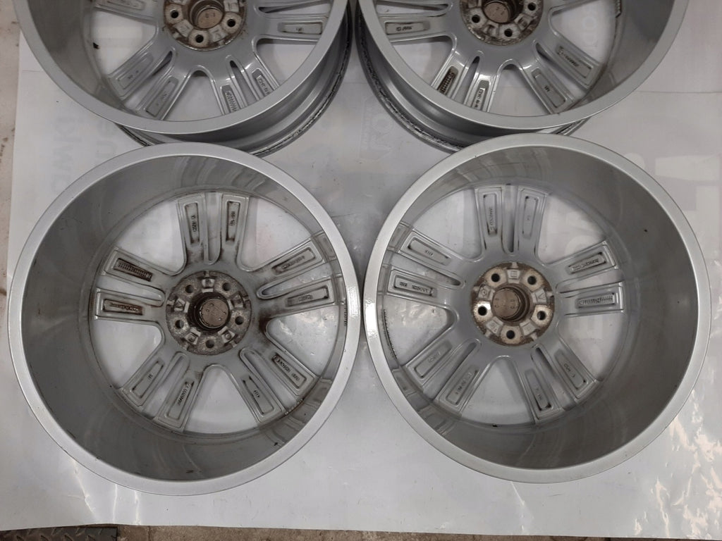 4x Alufelge 20 Zoll 8.0" 5x112 28ET Glanz Silber Audi Q7 Rim Wheel FEL9915999156aj