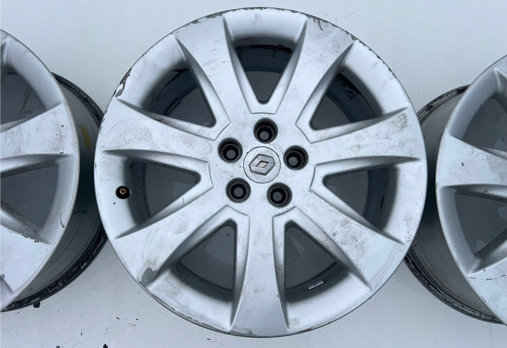 4x Alufelge 18 Zoll 7.5" 5x108 50ET Silber 8200065794 Renault Espace Iv FEL7405272427za