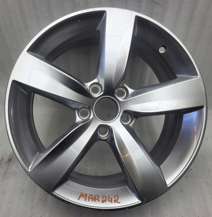 1x Alufelge 17 Zoll 7.0" 5x112 39ET Glanz Silber 7N0601025H Seat Alhambra Sharan FEL9088425102yw