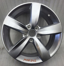 Load image into Gallery viewer, 1x Alufelge 17 Zoll 7.0" 5x112 39ET Glanz Silber 7N0601025H Seat Alhambra Sharan FEL9088425102yw