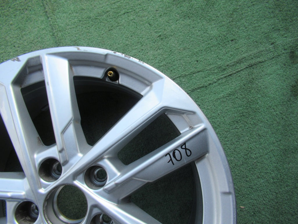 1x Alufelge 17 Zoll 6.5" 5x112 43ET Glanz Silber 8Y0601025 Audi A3 Rim Wheel FEL4274533155ku